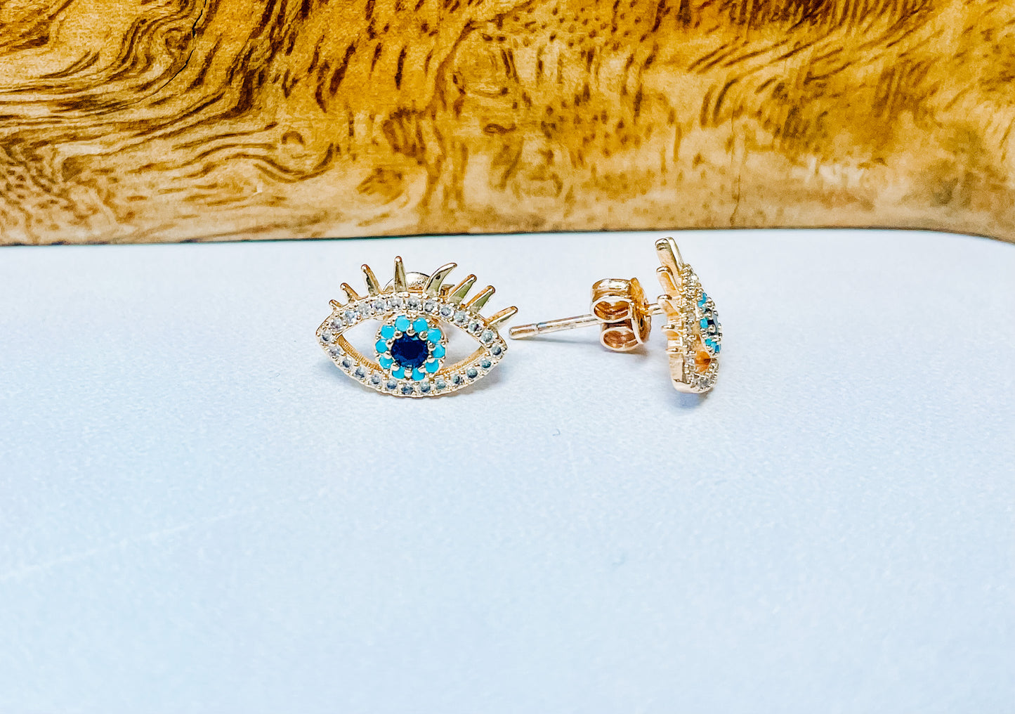 Evil Eye Stud Earrings