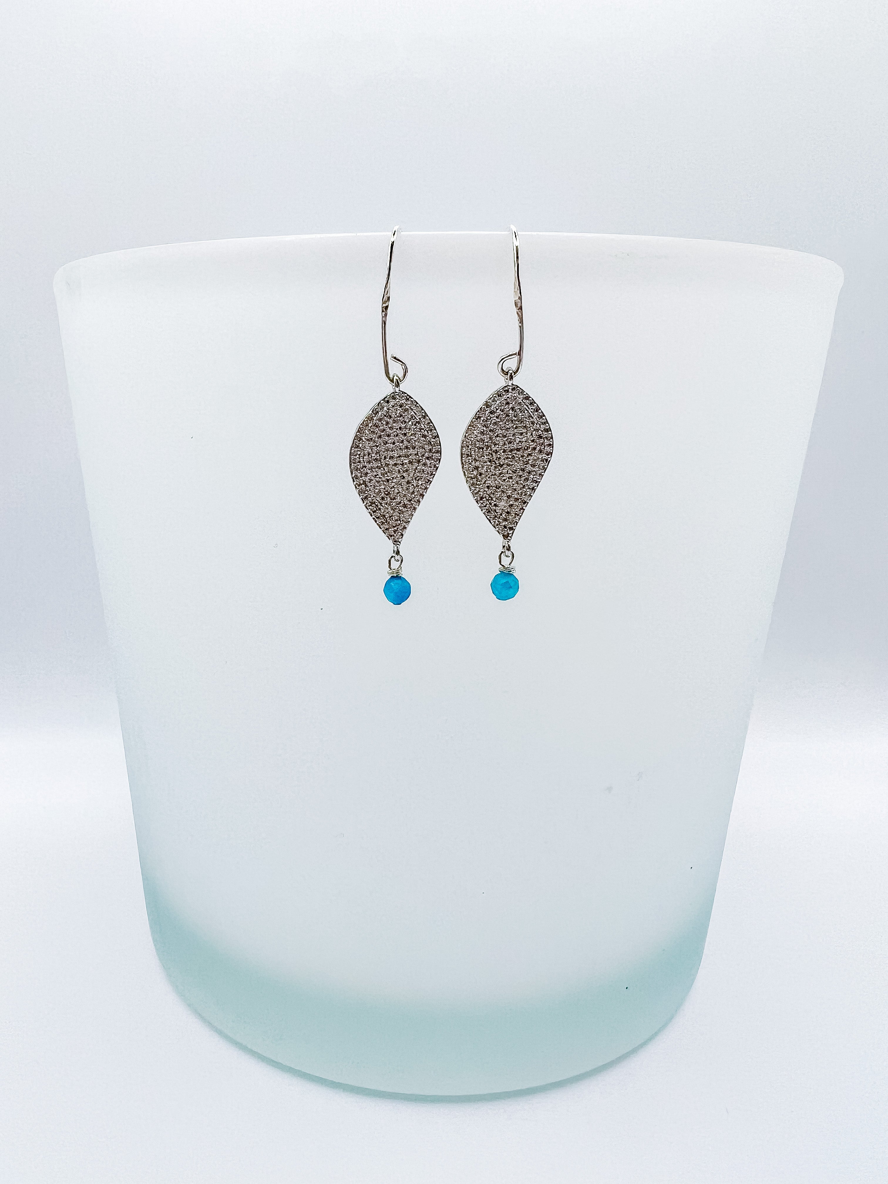 Sterling outlets Silver| Amazonite| Dangle Earrings by Sharon B Jewelry