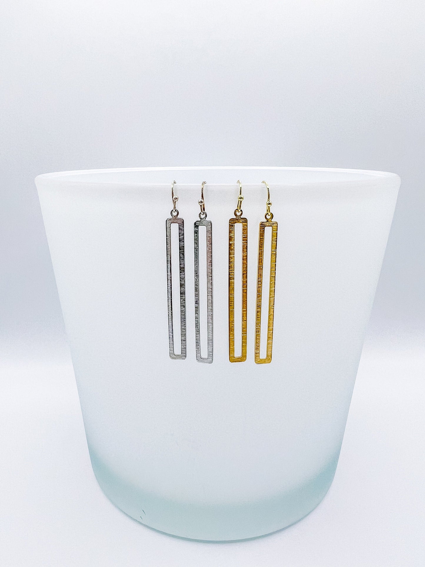 Skinny Rectangle Earrings