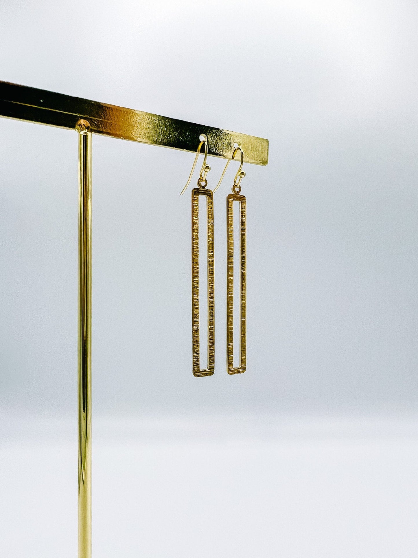 Skinny Rectangle Earrings