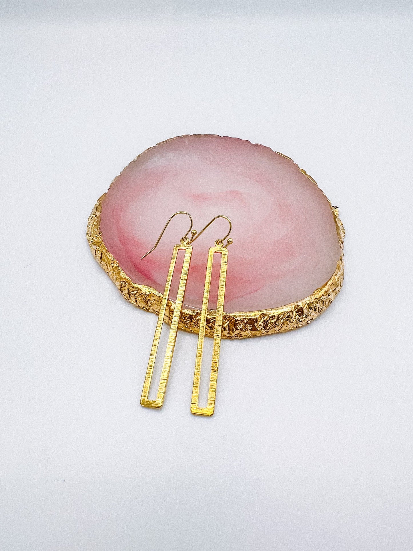 Skinny Rectangle Earrings