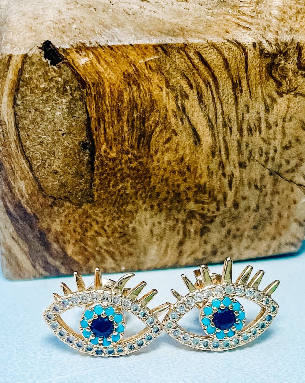 Evil Eye Stud Earrings