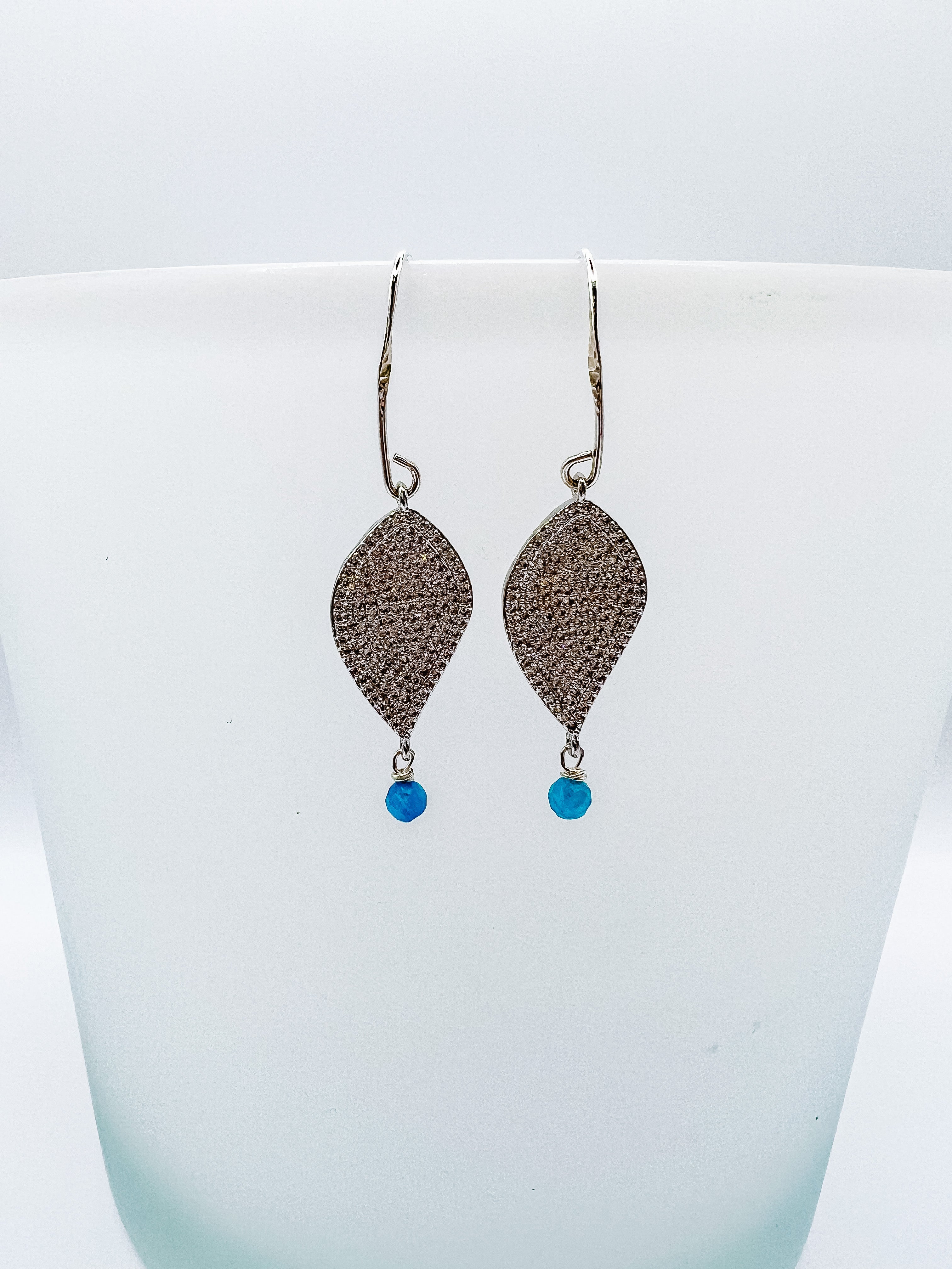 Sterling Silver| Amazonite| Dangle Earrings shops by Sharon B Jewelry